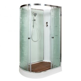 Душевая кабина Deto ЕМ1512 R LED с гм. 120х80х220 см